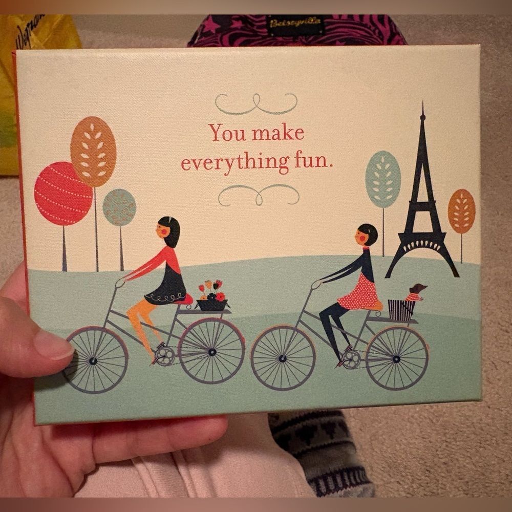 Set of Blank Greeting Cards with Printed Envelopes